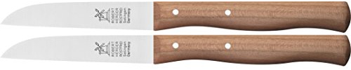 2x Gemüsemesser, kleines Küchenmesser, Schälmesser, 6,5 cm Windmühlenmesser Kirschbaum