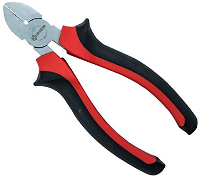 Connex coxt132160 Drahtschneider mit 2 C-handles, silber/schwarz/rot, 160 mm