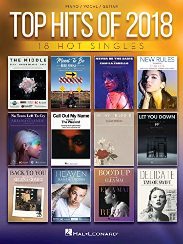 Top Hits of 2018 Songbook: 18 Hot Singles (English Edition)
