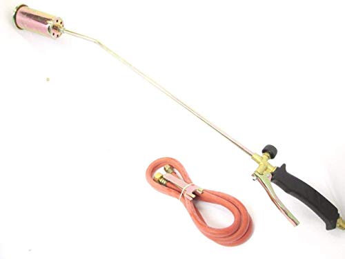 Unibos Propane Gas Burner with Extra Long Arm, Roofers Soldering & Brazing Torch, Weeding Tool Torch, Works with Both Butane & Propane Gas