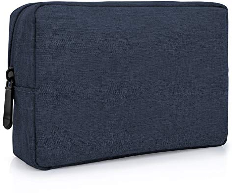 MyGadget Trousse de Rangement Multi Fonctions - Sac Organisateur pour Cosmétiques, Gadgets Electroniques, Voyage, Sport en Nylon - Bleu
