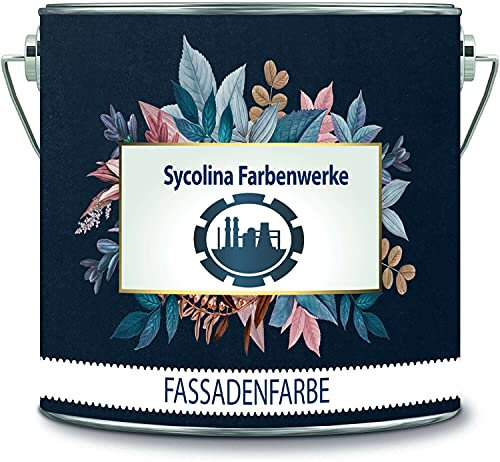 Fasadfärg med lotuseffekt högkvalitativ silikonhartsfärg sockelfärgRAL 8002 signalbrun//Sycolina färger