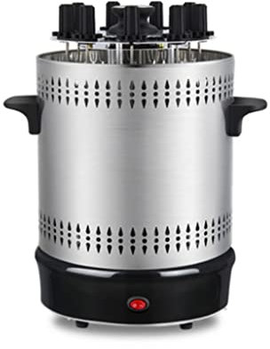 Lectric Grill Forno Barbecue Macchina Spiedino Kebab Spiedo Senza Fumo Forchetta Girarrosto Rotazione Automatica Stufa Di Riscaldamento Girarrosto (Color : Color: Button Control) (Color: Button
