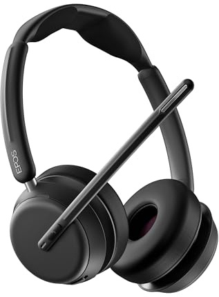 EPOS Impact 1061 Auriculares Inalámbricos Avanzados para PC con Micrófono con Cancelación de Ruido, EPOS AI Voice Clarity, Super Wideband Audio, Confort BrainAdapt, Resistentes para Profesionales