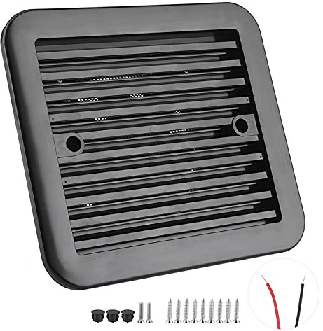 Estink Lüftungsventilator für Wohnwagen, RV-Entlüftungsventilator, 12 V, 4 W, Kühlventilator mit Rollläden, Entlüftung