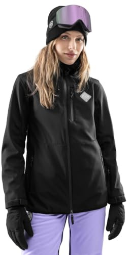 SIROKO - Softshell Skijacke für Damen W2-W Kalima - M - Schwarz