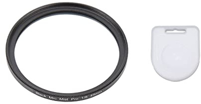 Trübungsfilter, Optisches Glas, Wasserdicht, rutschfeste Textur, Schwarzer Nebelfilter, CNC-Bearbeitung für Videoaufnahmen (49MM)