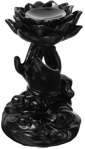 DECHOUS Jade Ball Holder for Buddhism Gifts Chinese Ornaments Zen Garden Accessories Ball Shaped Base Frame