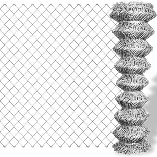 Yqyc Maschendrahtzaun, Kaninchendraht, Rolle aus Verzinktem Stahldraht, Metallgeflecht, 10 M, Lochgröße 6 X 6 cm, Zaunnetz für Schafe und Rinder (Size : 0.8mx10m)