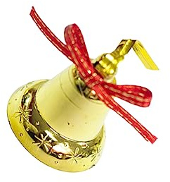 Amosfun 18stücke Teiliges Kunststoff Weihnachtsglocken Mit Roten Bändern Kleine Jingle Bells Für Christbaumschmuck DIY Weihnachtsdeko Anhänger Festliche Ornamente Für Baum Und Bastelprojek