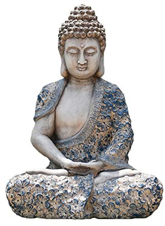 Statue Fengshui-Ornamente, handgefertigter Buddha, Neue chinesische Zen-Buddha-Statue, Ornamente, dekorativer Innenhof, Balkon, Garten, Terrasse