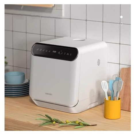 Lavavajillas de encimera totalmente automático for el hogar, Mini lavavajillas de escritorio pequeño sin instalación