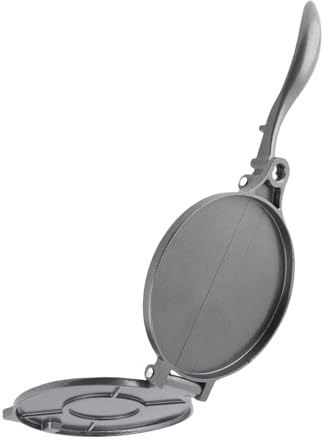 Jectse Tortilla-Presse, Tortillera Pataconera, Mehl-Tortilla-Presse, Quesadilla-Maker, für die Herstellung von Pizza-Pie-Pattys (16cm Schwarz)
