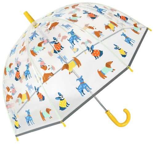 Susino Children's See-Through Dome Umbrella - Puppy Dogs