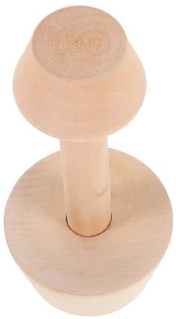 Cabilock Wooden Egg Tart Mold Double Ended Tamper for Baking Tools Pastry Pushers Use Shortcrust Pastry