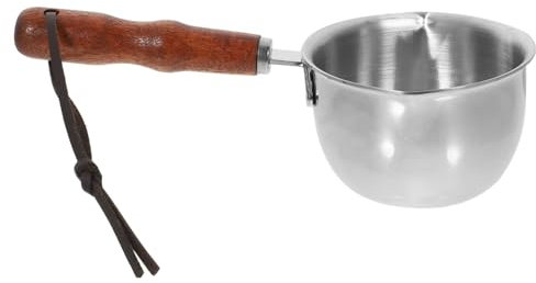 OFFSCH Mini Pot Acier Inoxydable Avec Bec Verseur Casserole Multifonctionnelle Pour Sauces Huile Et Ébullition Oeufs Capacité Poignée Pour Cuisine