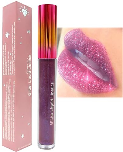 Metallic Matte Lipstick - Long-Lasting Moisturizing Formula for Beautiful Lips with Easy-to-Color Velvet Finish