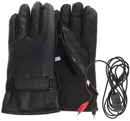 BESPORTBLE 1paar Elektrische Beheizte Handschuhe Temperaturregelbar Für Motorradfahrer Geeignet Winter-handwärmer Komfortable Wärme Für