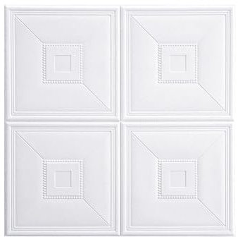 Generisch 10 Stück 3D-Wandpaneele, 70 x 70 cm, wasserdicht, abnehmbare Tapete aus XPE-Schaum, Selbstklebende Wandaufkleber, einfach zu installierende Deckenpaneele