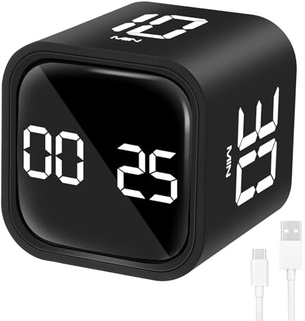 Farerkass Pomodoro Timer Temporizador Digital De Cubo Time