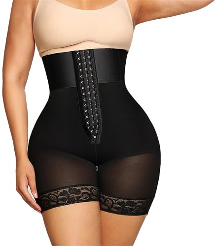 Generisch Korsett Damen Bauchweg Po Push Up Unterhose - Butt Lifter Miederpants Shaper Abnehmen Hip Enhancer Hüfte Padded Hüftpolster Shapewear Unterwäsche Panty Control Miederslip Gepolsterte