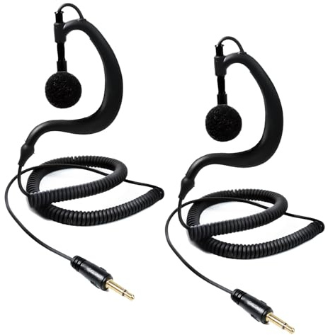 HYSHIKRA 1 Pin 3.5mm Klinke Headset 180° gemeinsamer Empfang Nur Walkie Talkie Ohrhörer