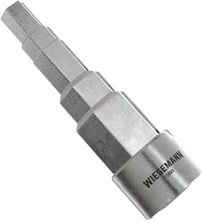 Chiave universale a 5 gradini con attacco quadro incassato da 1/2 per sanitari e radiatori WIESEMANN 1893 I 81116