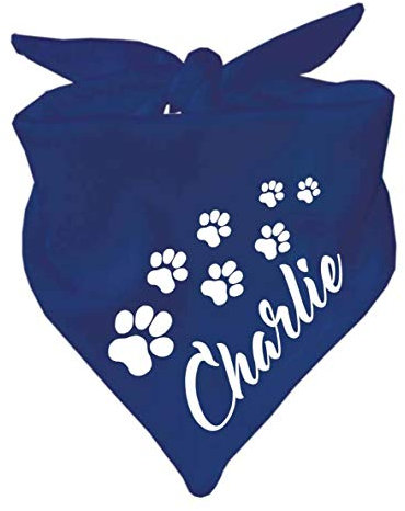Kleiner Fratz Hunde Dreiecks Halstuch (Fb: Navy) (Gr. 2 (68 cm)) Name des Hundes