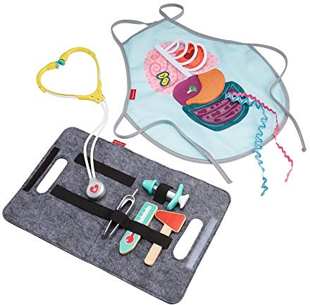 Fisher-Price Kit Dottore e Paziente, con Strumenti e Accessori Realistici, Gioco per Bambini 3 + anni, GGT61