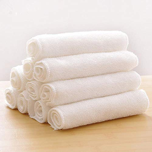 Torchon de cuisine en fibre de bambou épais, sans huile, absorbant l'eau, sans poils