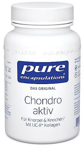 Pure Encapsulations - Chondro Aktiv - Gelenksformel mit UC-II Kollagen, Vitamin C & D, Glucosamin, Chondroitin und Hyaluronsäure - Unterstützt Knorpel und Gelenke - 60 Kapseln
