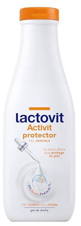 Lactovit - Duschgel Protector Activit, pflegt das Mikrobiom, spendet Feuchtigkeit, nährt und schützt, starke und jugendliche Haut, cremige Textur, mit Protein Calcium und Lactobacillus F, für