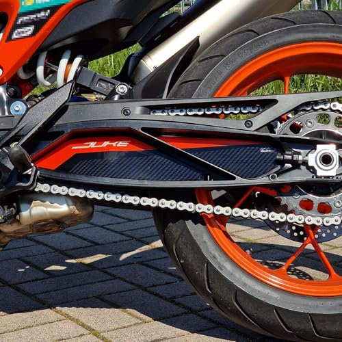 Resin Bike Aufkleber für Motorrad Kompatibel mit KTM Duke 790/ Duke 890 GP/R 2022-2026. Schutz Motorrad Kardangehäuse vor Stößen und Kratzern. Aufklebersatz 3D-Harzklebstoff - Stickers Made in Italy