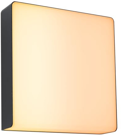 Paulmann 94842 LED Außenwandleuchte Smart Home Zigbee Azalena Bewegungsmelder IP44 250x97mm Tunable Warm 8,5W 700lm Anthrazit Außenleuchte