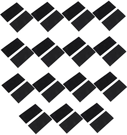 STOBOK 15 Sätze Selbstklebender Magnetische Aufkleber Entfernbare Aufkleber Selbstklebende Streifen Klettband Mischung Aus Nylon Und Polyester Klebestreifen Doppelseitig