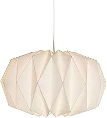 Origami Design Papier Lampenschirm, Nordische Kreativpapier Lampenschirm Deko Papier Laterne, Papier Deckenlampen Shade, Folding Papier Rund Lampenschirm (A)
