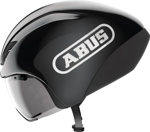 ABUS GameChanger TT 1.1 time trial Helmet - aerodynamic Bike Helmet for sporty riding - triathlon, time trial and track Cycling - for Men and Women - Size S, white