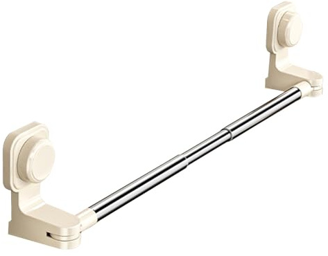 Porte-Serviettes 50 cm à 100 cm Porte Serviettes Rétractable,Porte-Serviettes Murale Telescopique,Porte-Serviettes à Ventouse pour Salle de Bain Barre Porte-Serviettes