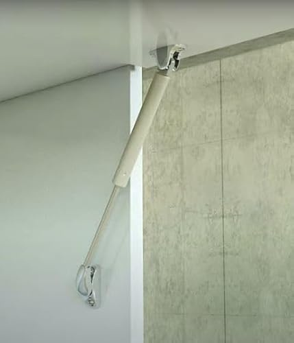 Pistone a Gas COMPACT rialza Originale Italiana Ferramenta LIVENZA– Asta SOFT STOP L. 355 mm 80N Newton per Ante Cucina e Living – Ammortizzatore per Mobili e Pensili Lift up spring (L.355 mm 80N)