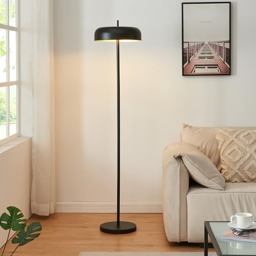 lux.pro Stehlampe Barton 2-flammig Lampe für Wohnzimmer 159 cm hoch Schwarz Stehleuchte industrial Standleuchte für innen Metall