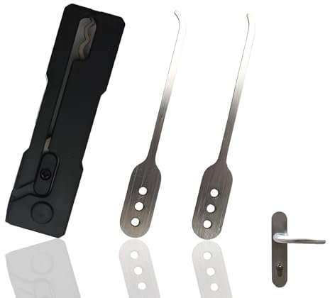 Lock Picks, Kitlock Picking Tool Portable Folding Locks Pick Fidget Set, for Sheds Gate School Gym Locker Fence Toolbox Training Skill Development