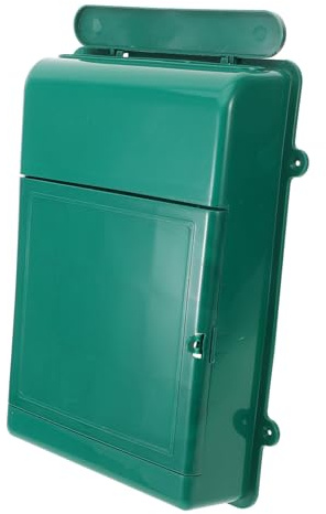 VICASKY Buzón para exteriores, resistente a la intemperie, para pared pequeño, sin cerradura, para quejas y sugerencias, robusto