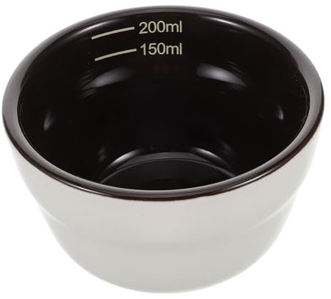 LIGIGWASH Ciotola Dosatrice per Coppa Porcellana per Chicchi Amanti Del e Preparazioni Precise