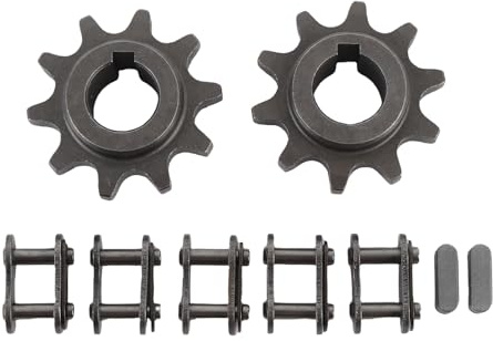 Reemplazo de la rueda dentada delantera de Kuuleyn, 40 41 420 Sprocket delantero de la cadena 10 Dientes de 5/8 pulgadas 3/16 pulgadas Reemplazo de Keyway para CT200U CT200U EX