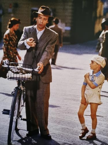KUSTOM ART Poster Decorativo da Parete Serie Locandine Film Celebri La Vita è Bella Benigni Stampa su Carta Patinata 40x30cm Senza Cornice