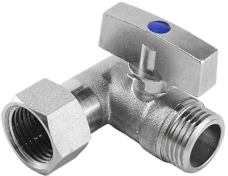 Valvole di arresto ad angolo in acciaio, filettatura generale, filettatura da 1/2, per bidet multiuso e lavastoviglie