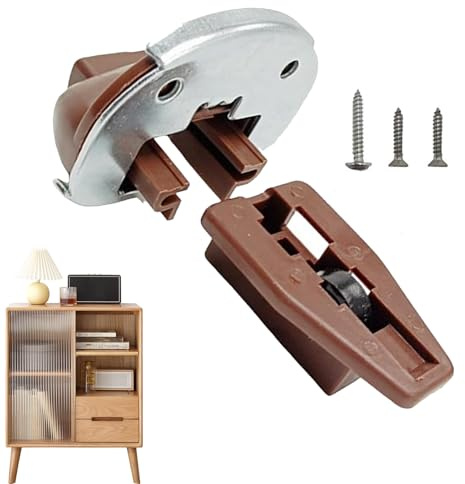 Kit de guide de tiroir de remplacement - Positionneur d'installation de rail de tiroir,Guides de rail de pièces de rechange pour tiroirs non-cabine, table de buffet, armoires de cuisine rétro
