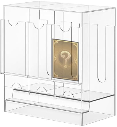 Acryl-Booster-Pack-Spender – 22,2 x 12,7 x 24 cm, 875 g, Sammelkarten-Aufbewahrung, Deck-Schutzbehälter | Home Collection Raumpräsentationsregal Ausgabeorganisation Hobbyisten Sammler Tischvitrine