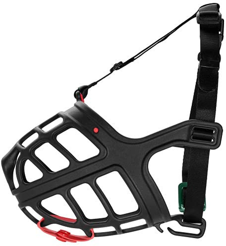 HUNTER ALBURY Hundemaulkorb, mit herausnehmbarem Giftköderschutz, 3, schwarz