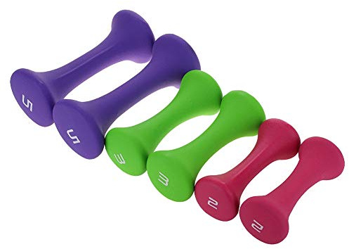 Ejoyous Set di Pesi a Mano, Set di Pesi per Il Fitness robusti e stabili salvaspazio, Design ergonomico a Clessidra Facile da Usare per Esercizi di Bodybuilding